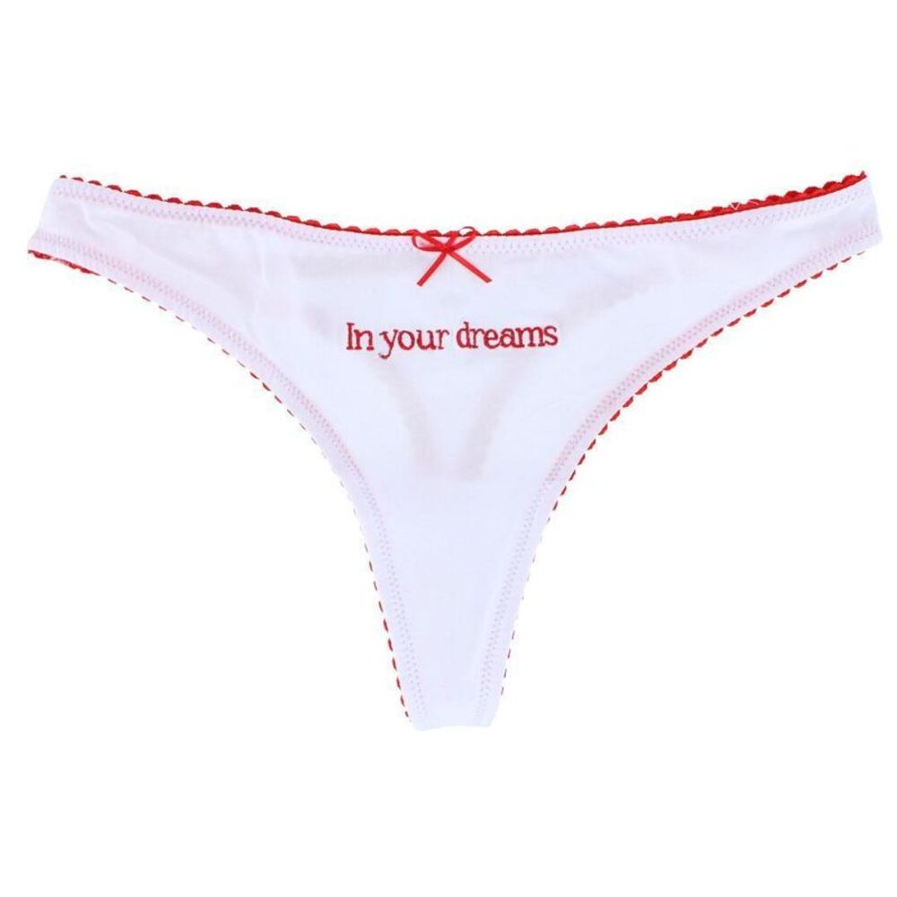 CTM Women's In Your Dreams Scallop Trim Panty
